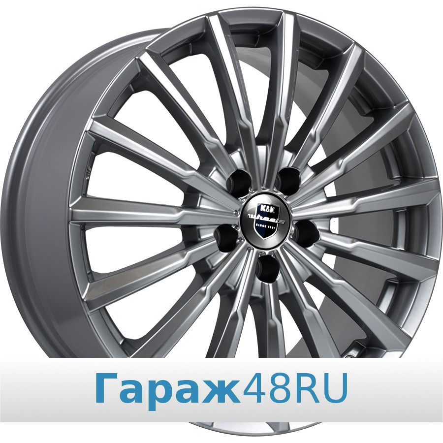 K&amp;K KC641 R14 / 5.5J PCD 4x100 ET 43 ЦО 60.1 Литые Графит