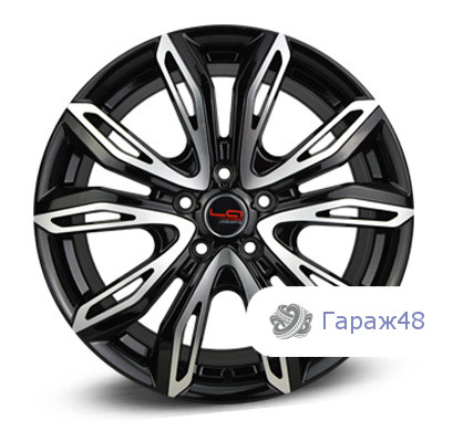 LegeArtis Concept-LX502 R18 / 7.5J PCD 5x114.3 ET 35 ЦО 60.1 Литые Черный с полированной лицевой поверхностью
