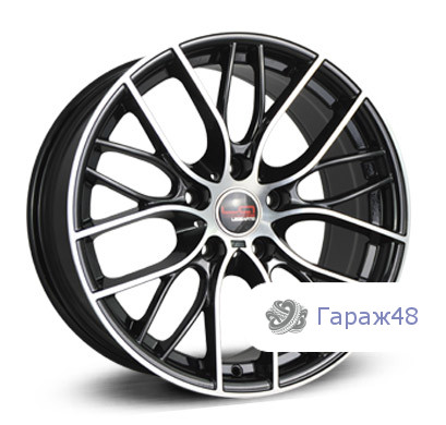 LegeArtis Concept-B518 R18 / 8J PCD 5x120 ET 43 ЦО 72.6 Литые Черный с полированной лицевой поверхностью