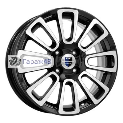K&amp;K KC717 R15 / 6J PCD 4x100 ET 50 ЦО 60.1 Литые Черный глянцевый с полированной лицевой поверхностью