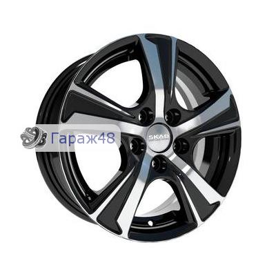 Skad Krit R14 / 5.5J PCD 4x100 ET 38 ЦО 67.1 Литые Черный глянцевый с полированной лицевой поверхностью